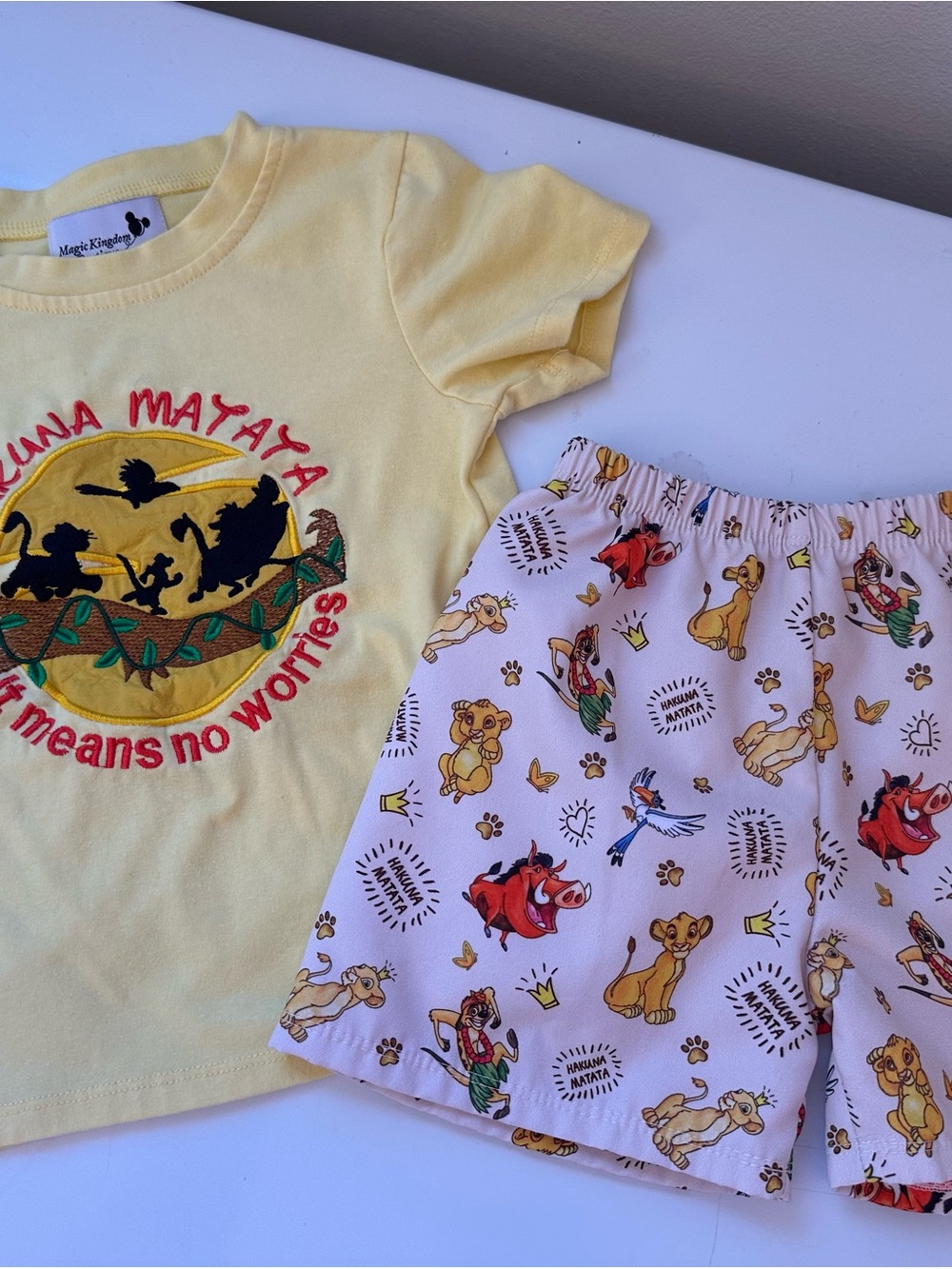 Magic Kingdom Boutique The Lion King 2-Piece Short Set - Size 2T